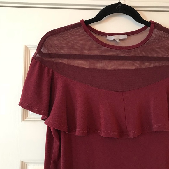 Ruffle Top Blouse - Picture 2 of 3